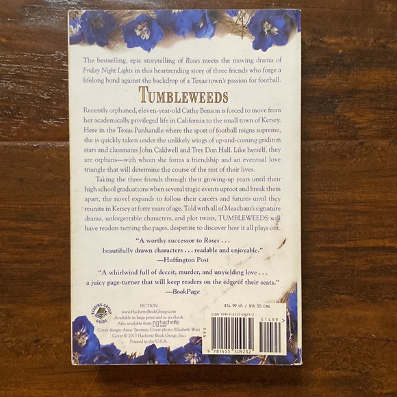 New York Times Bestseller Tumbleweeds by Leila Meacham - Picture 2 of 4